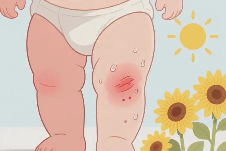 寶寶大腿上經(jīng)常起濕疹能靠自己自愈嗎(圖1)