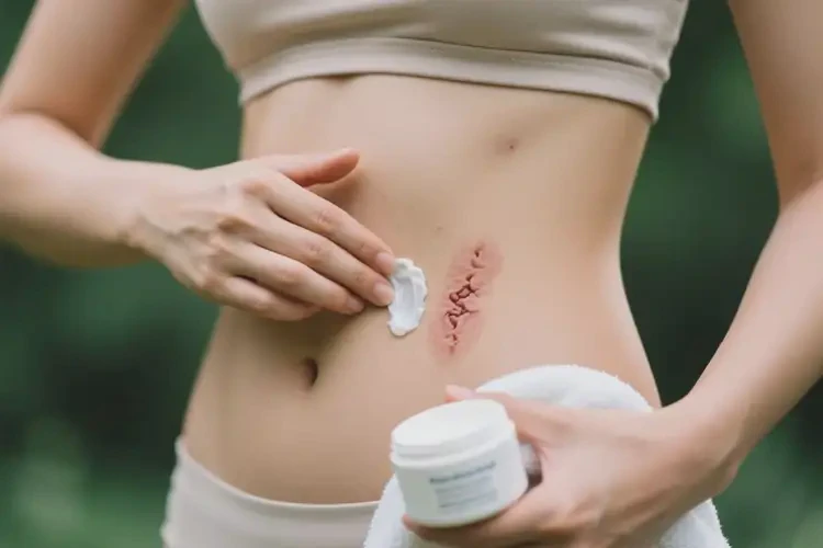 女性肚子出濕疹不管它會(huì)自己自愈嗎(圖3)