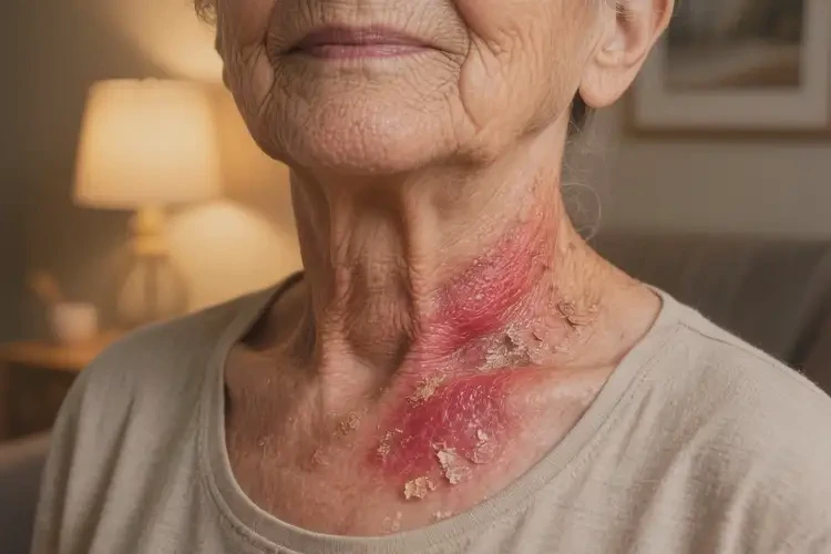 老年人脖子上長濕疹不管它會(huì)自己痊愈嗎(圖4)