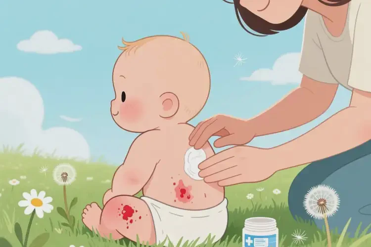 嬰幼兒屁股上出濕疹不管它會(huì)自己好嗎(圖2)