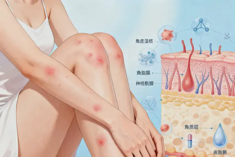 女人四肢長(zhǎng)濕疹能不能徹底自愈(圖4)