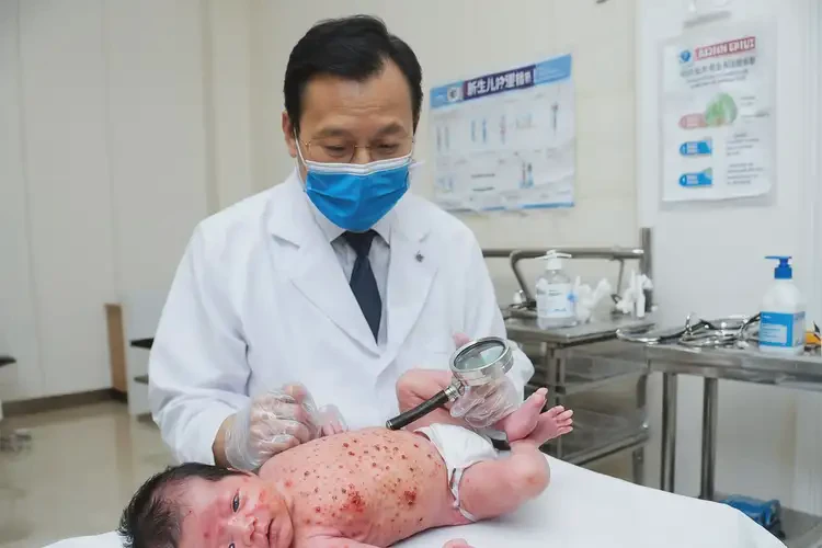 新生兒脖子上偶爾長濕疹不管它會自己好嗎(圖2)