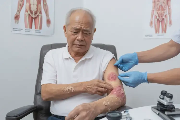 老年人大腿出现湿疹不管它会自己痊愈吗(图4)