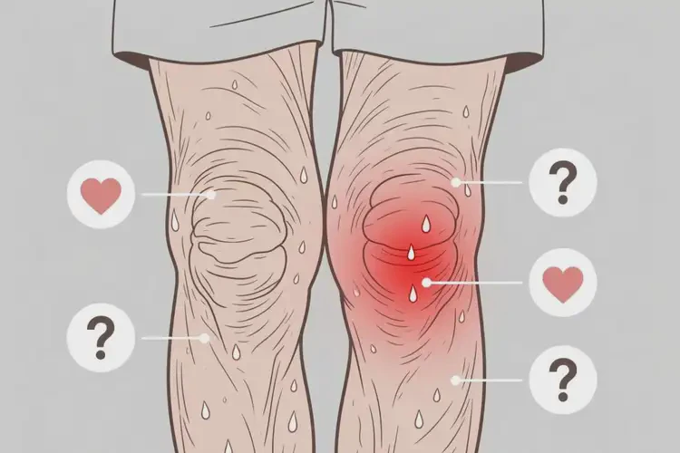 老年人大腿經(jīng)常起濕疹不管它會自己好嗎(圖2)