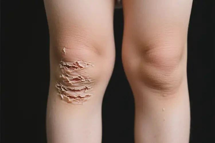 兒童小腿出濕疹能徹底自愈嗎(圖2)