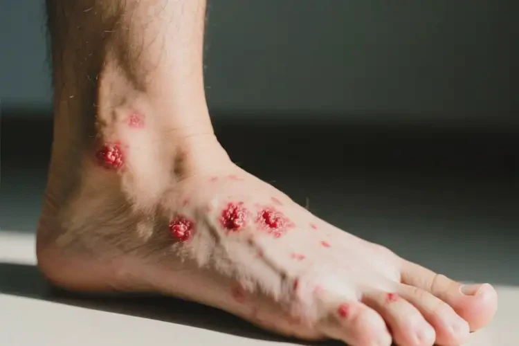 男人腳上偶爾長(zhǎng)濕疹能不能徹底自愈(圖4)