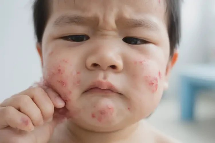 幼兒臉上容易長濕疹可以徹底自愈嗎(圖4)