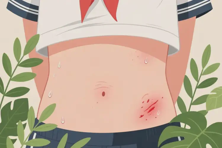 中學(xué)生肚子容易起濕疹能徹底自愈嗎(圖2)