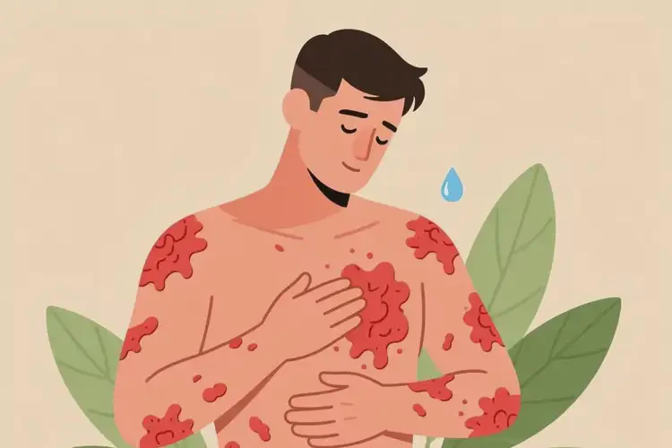 男性全身容易起濕疹可以徹底自愈嗎(圖4)