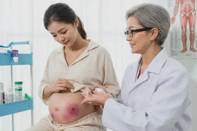 哺乳期媽媽肚子出現(xiàn)濕疹不管它會自己好嗎(圖3)