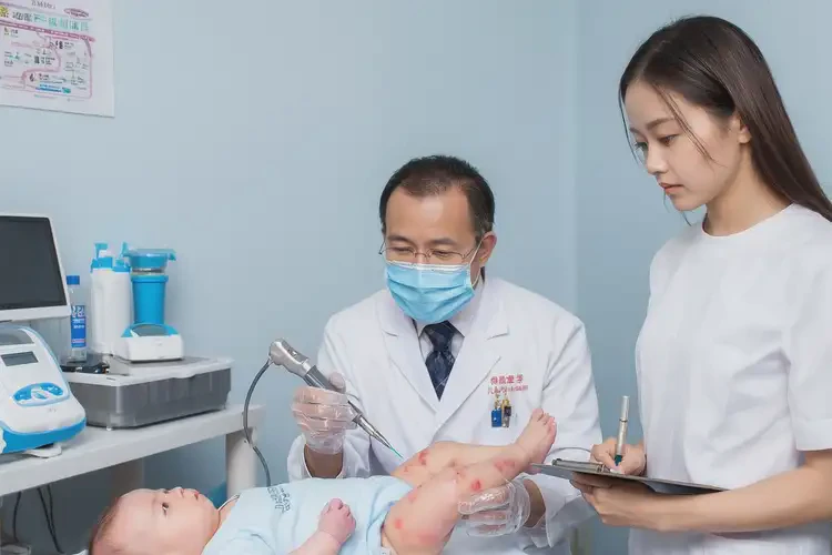 嬰兒大腿長濕疹能靠自己自愈嗎(圖2)