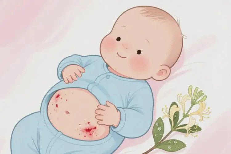新生兒肚子有濕疹能靠自己自愈嗎(圖3)