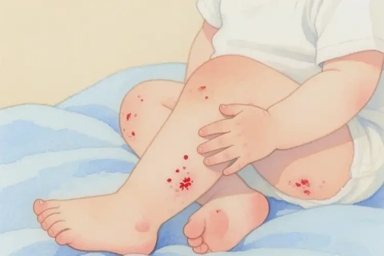 幼兒小腿上偶爾長濕疹不管它會自己好嗎(圖4)