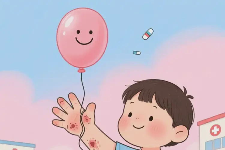 小學生手上出現(xiàn)濕疹能夠徹底治愈嗎(圖1)