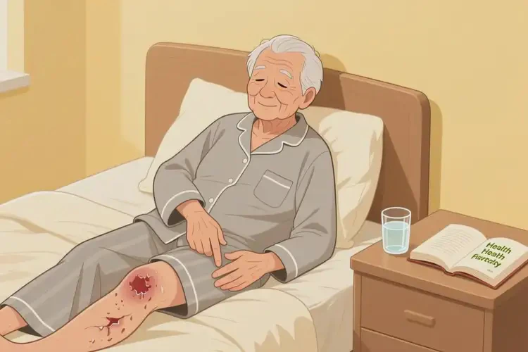 高齡老人大腿上長(zhǎng)濕疹能不能徹底自愈(圖1)