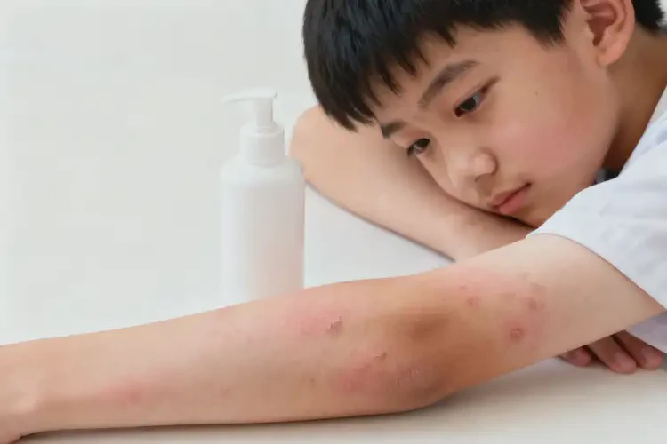 中學(xué)生手臂上出現(xiàn)濕疹不管它會自己自愈嗎(圖2)