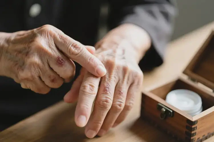 老年人手上有濕疹可不可以徹底自愈(圖1)