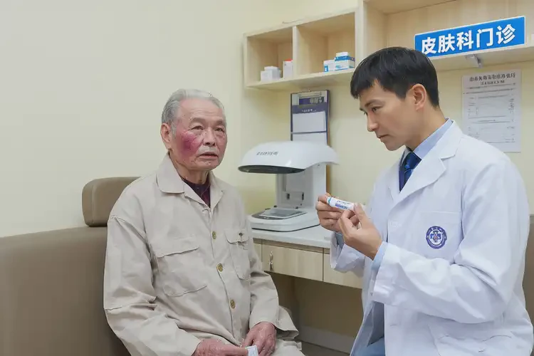 高齡老人臉上出濕疹可以徹底自愈嗎(圖2)