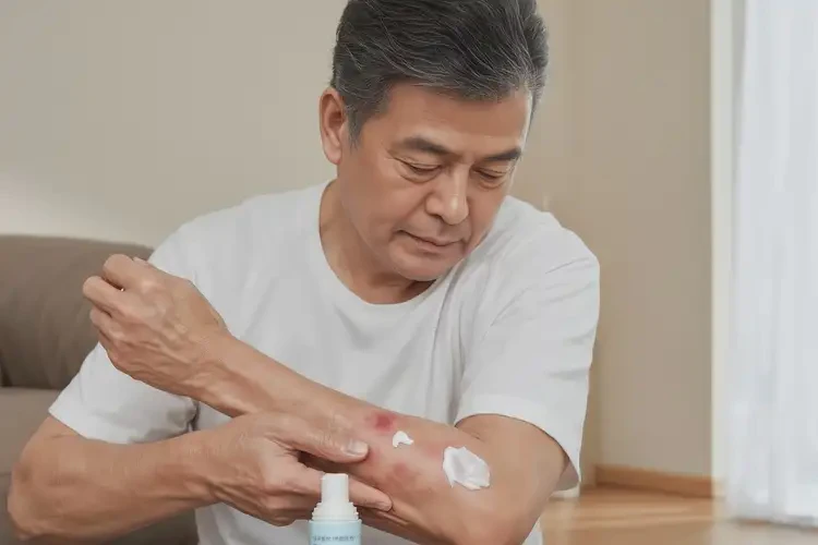 男性手臂上起濕疹能靠自己自愈嗎(圖3)