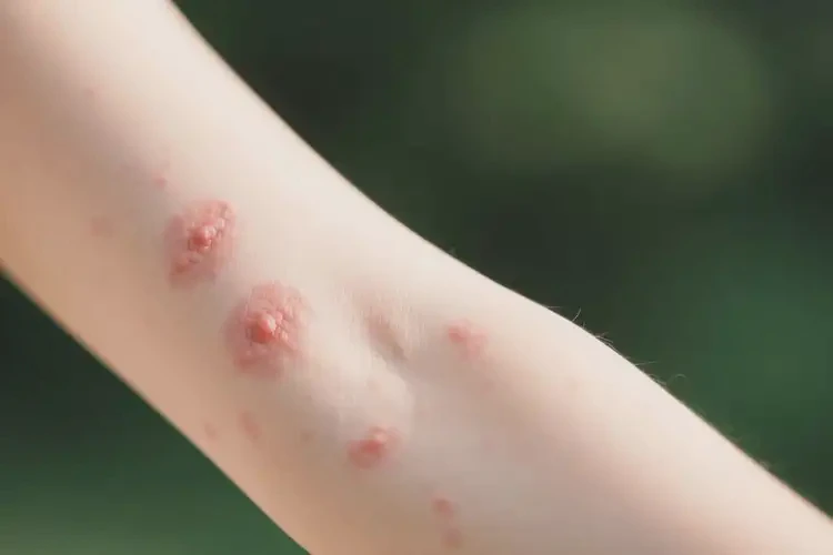 女人手臂上偶爾起濕疹能徹底自愈嗎(圖3)