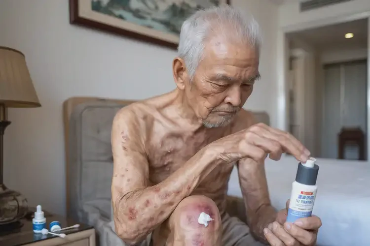 高齡老人全身偶爾起濕疹能徹底自愈嗎(圖3)