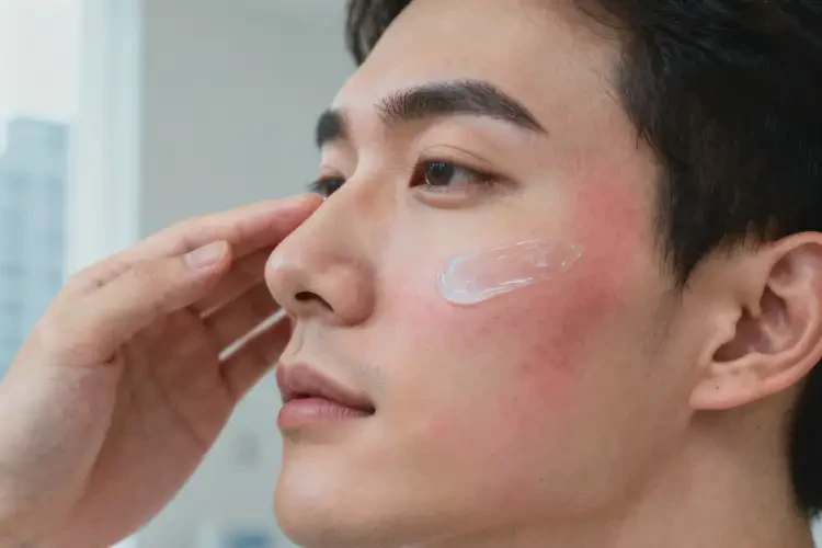 男性臉上出現(xiàn)濕疹可不可以徹底自愈(圖1)