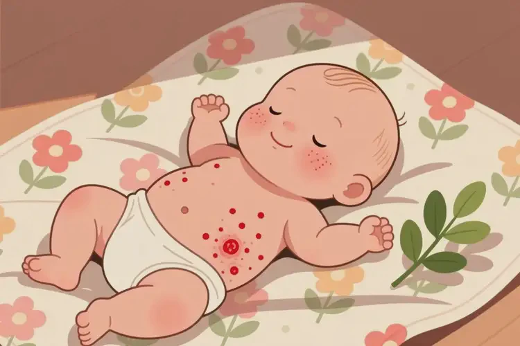 小儿肚子上偶尔起湿疹能彻底自愈吗(图2)