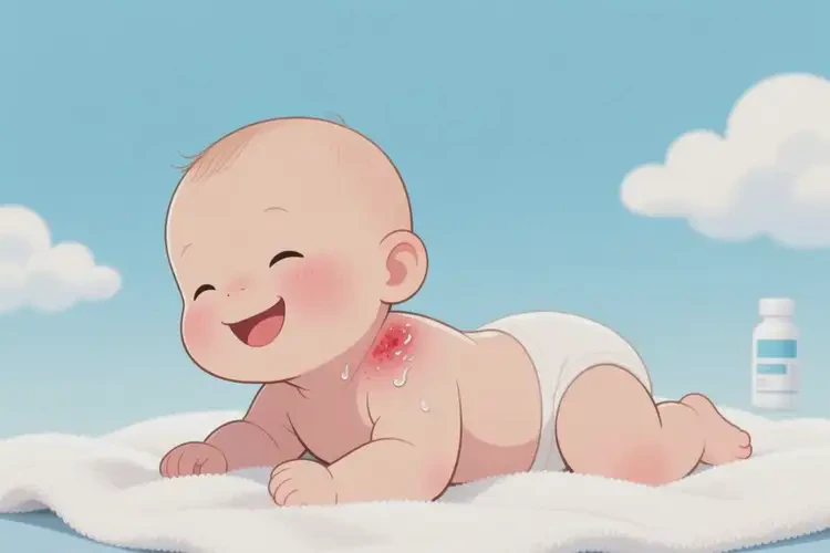 嬰兒脖子上有濕疹不管它會自己痊愈嗎(圖4)