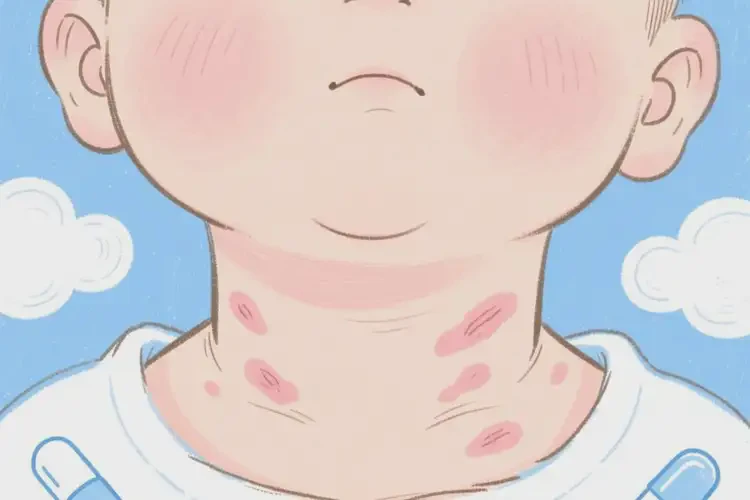 新生兒脖子起濕疹可以徹底自愈嗎(圖1)