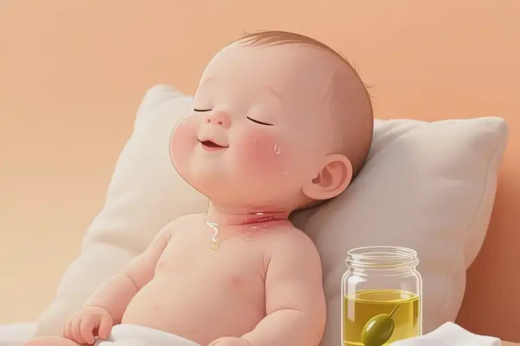 嬰兒脖子上有濕疹不管它會自己痊愈嗎(圖1)