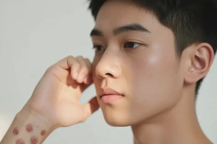 青年人手臂出濕疹可以徹底自愈嗎(圖4)