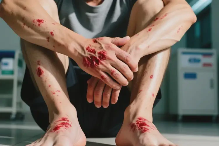 男人四肢長(zhǎng)濕疹可以徹底自愈嗎(圖4)