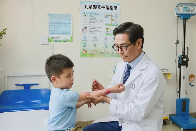 幼儿手臂上出现湿疹可不可以彻底自愈(图1)