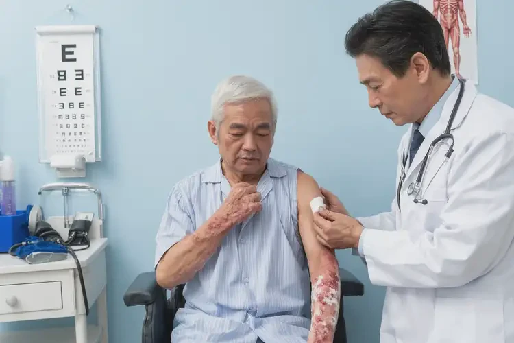 高齡老人脖子出濕疹能徹底自愈嗎(圖2)