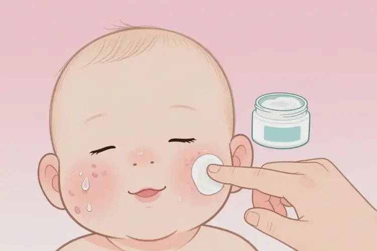 婴儿面部有湿疹可以彻底自愈吗(图4)