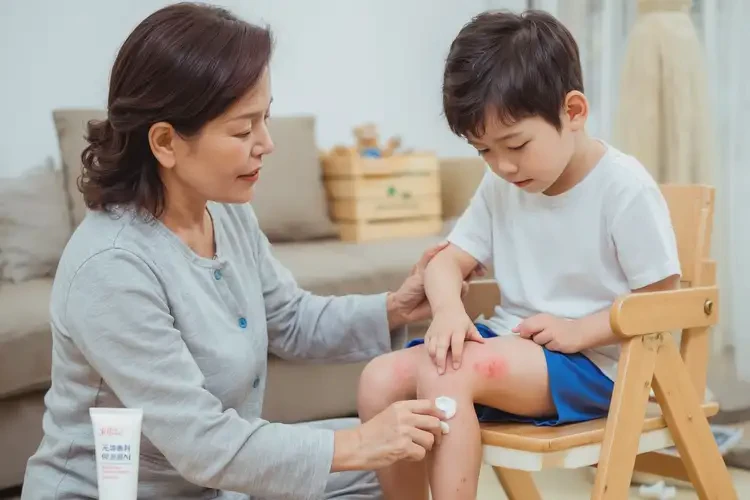 小孩大腿上容易長濕疹能徹底自愈嗎(圖3)