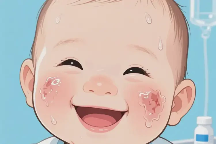 嬰兒面部容易長(zhǎng)濕疹能徹底自愈嗎(圖1)