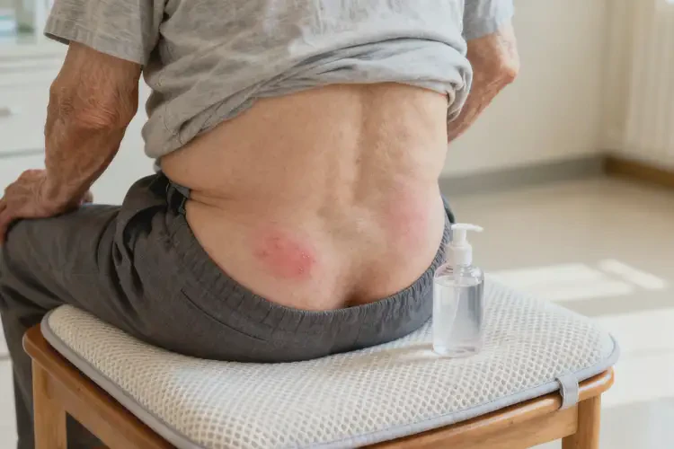 高齡老人屁股上偶爾起濕疹能徹底自愈嗎(圖2)