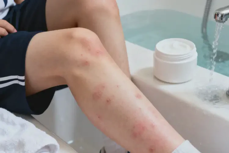大學生四肢起濕疹不管它會自己好嗎(圖1)