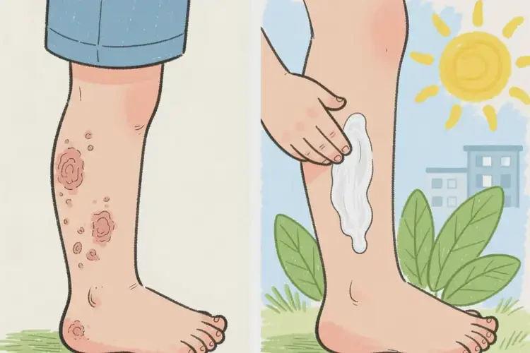 小孩小腿經(jīng)常長(zhǎng)濕疹不管它會(huì)自己好嗎(圖2)