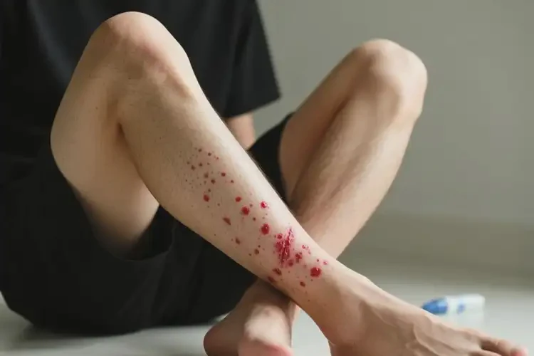 男性小腿長(zhǎng)濕疹不管它會(huì)自己痊愈嗎(圖2)