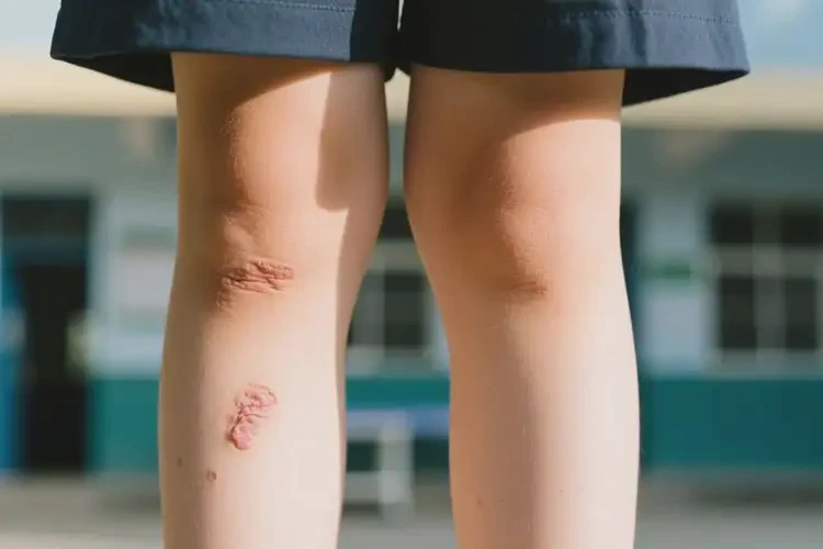 小學(xué)生小腿上長(zhǎng)濕疹不管它會(huì)自己自愈嗎(圖4)