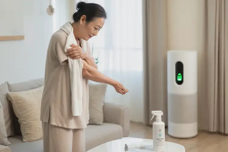 女性小腿上容易長濕疹不管它會自己好嗎(圖1)