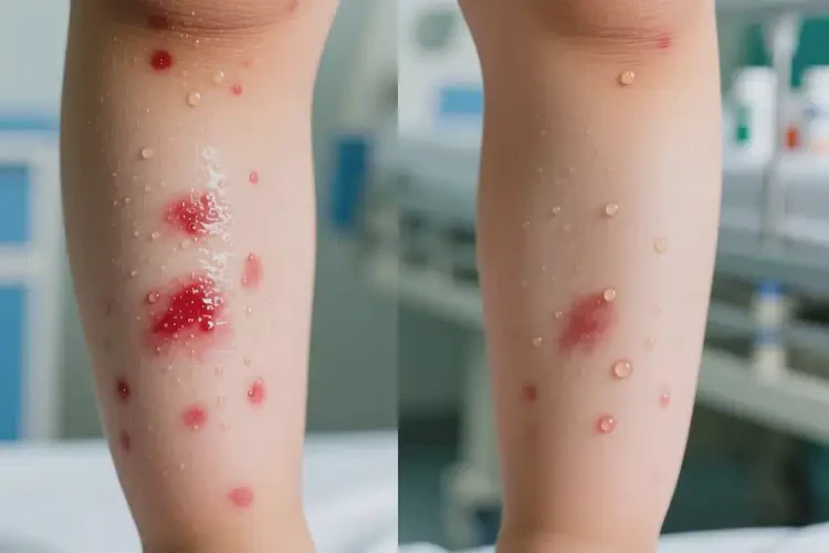 兒童小腿偶爾起濕疹可以徹底自愈嗎(圖3)