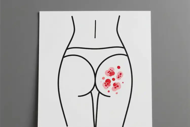 女人屁股上出濕疹不管它會(huì)自己痊愈嗎(圖1)