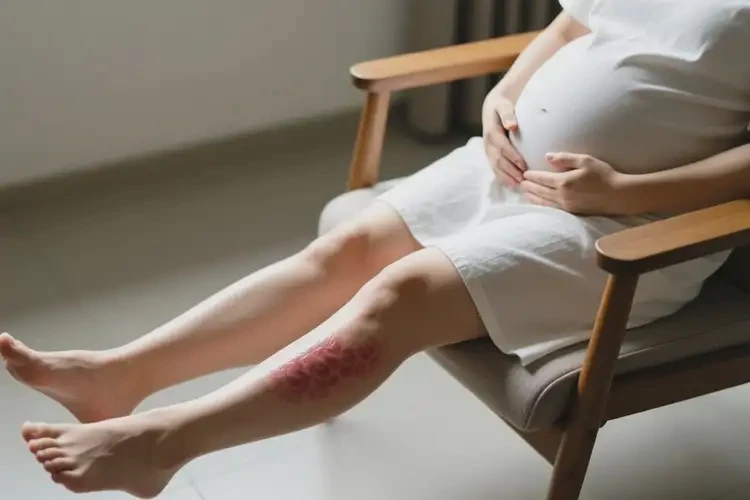 孕婦小腿起濕疹不管它會自己痊愈嗎(圖1)
