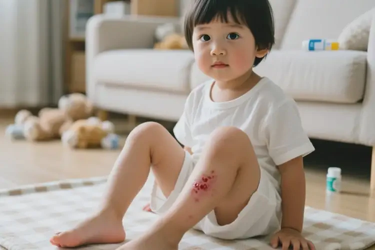 小孩小腿有濕疹可以徹底自愈嗎(圖4)