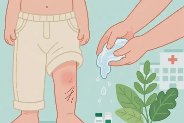 兒童大腿上有濕疹不管它會(huì)自己好嗎(圖3)