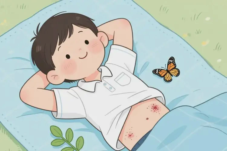 小學(xué)生肚子上起濕疹能徹底自愈嗎(圖3)