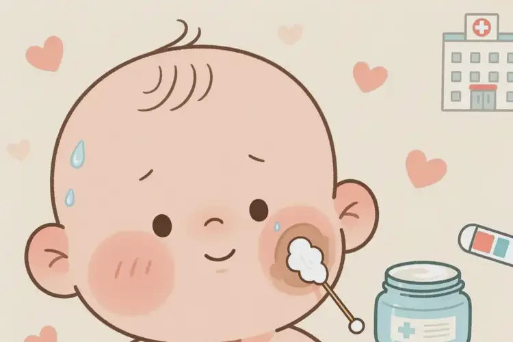 寶寶面部偶爾長濕疹能徹底自愈嗎(圖2)
